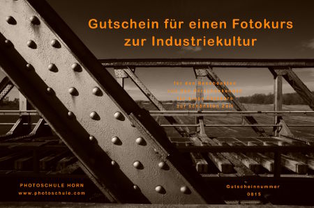 Gutschein Fotokurs Industriekultur 