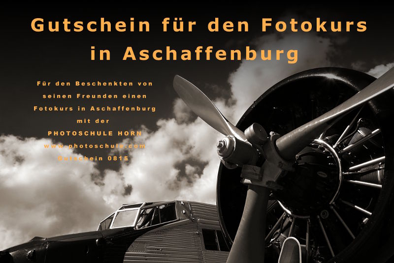 fotokurs aschaffenburg gutschein